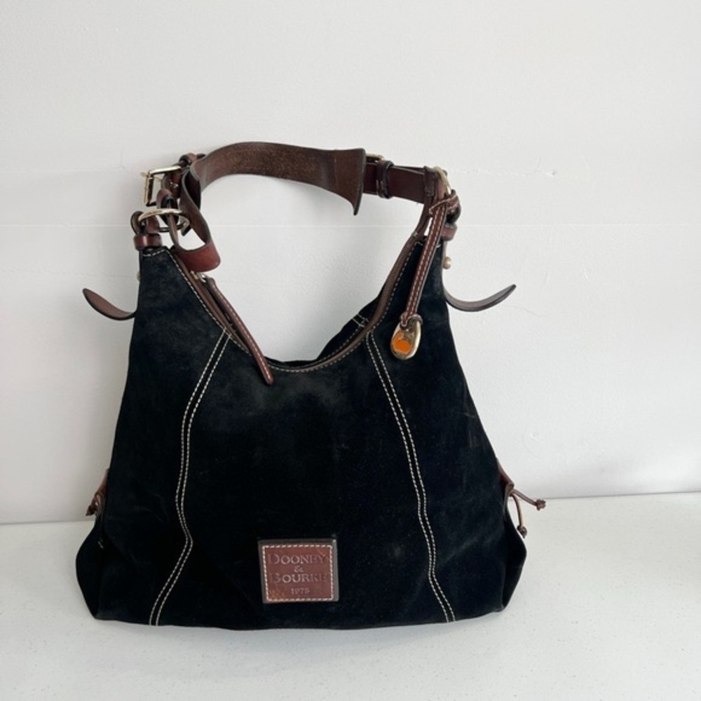 Black Dooney & Bourke Suede Shoulder Bag